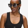 Autograph ribbet tank-top