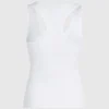 Autograph ribbet tank-top