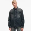 Avslappet denimskjorte