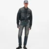 Avslappet denimskjorte