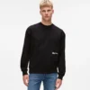 Avslappet sweatshirt med Karl-sitat
