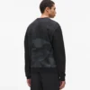 Avslappet sweatshirt med Karl-trykk