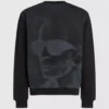 Avslappet sweatshirt med Karl-trykk
