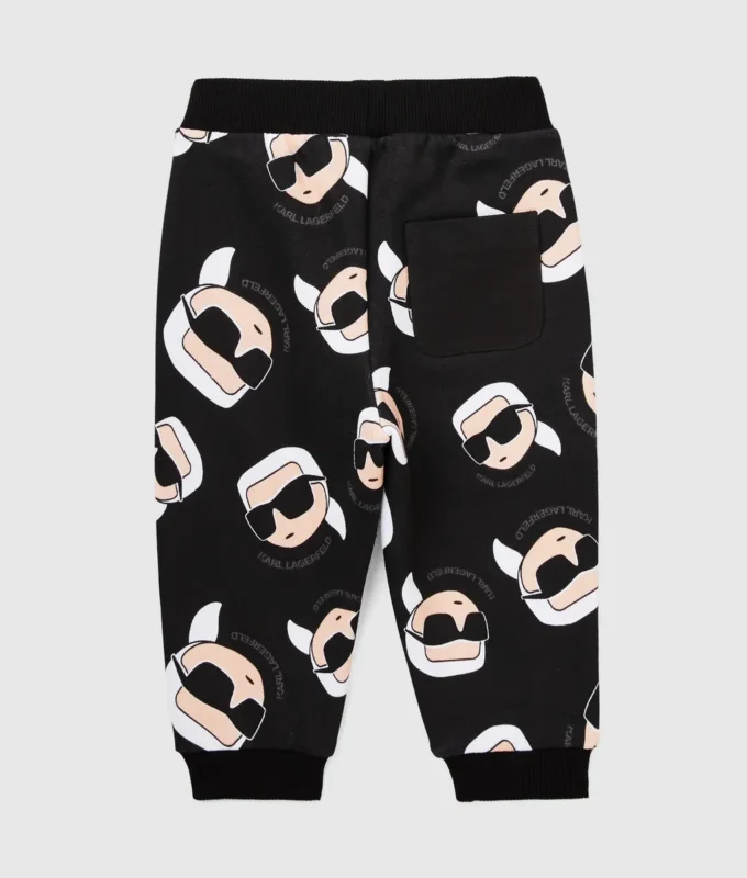 Baby Ikon joggebukse med trykk over hele