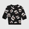 Baby Ikon sweatshirt med allover-trykk