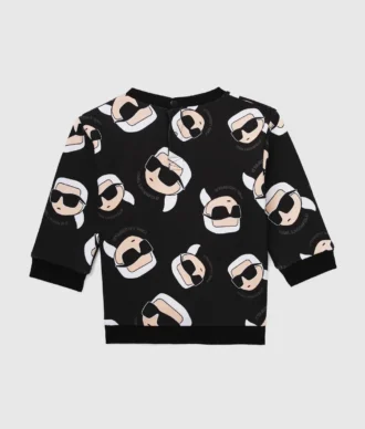 Baby Ikon sweatshirt med allover-trykk