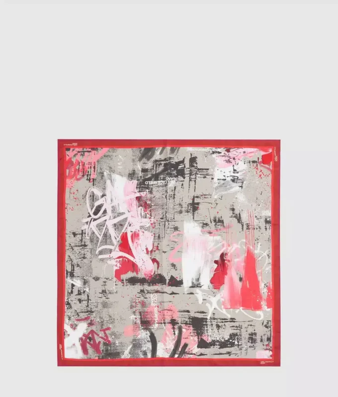 Bandana-skjerf med graffititrykk