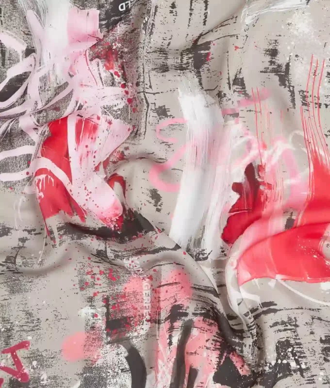 Bandana-skjerf med graffititrykk