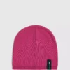 Beanie med logo-patch
