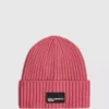 Beanie med logo-patch