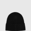 Beanie med logo-patch