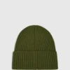 Beanie med logo-patch