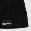 Beanie med logo-patch