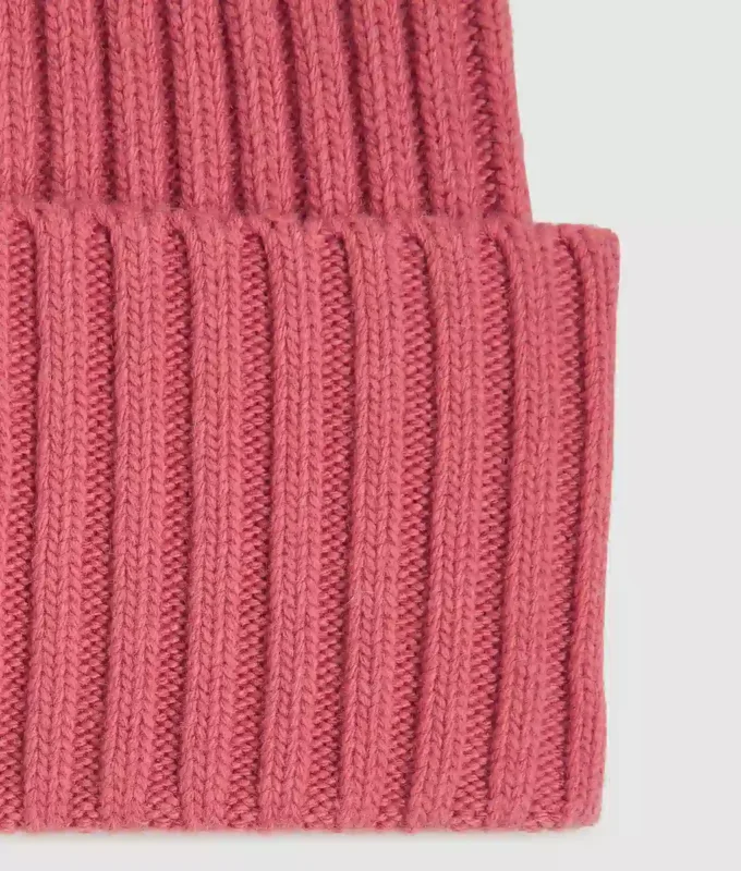 Beanie med logo-patch