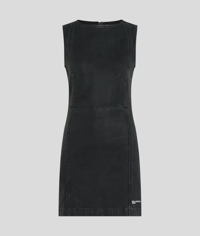 BELAGT DENIMKJOLE