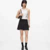 Belagt ribbet tank-top