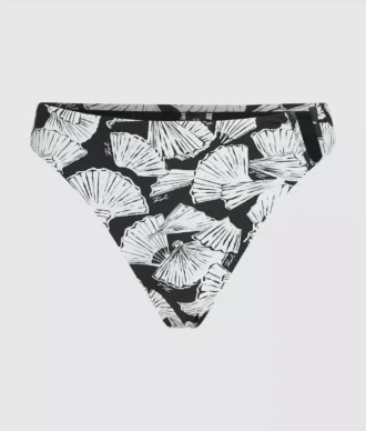 Bikinibukse med vifteprint