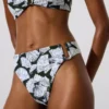 Bikinibukse med vifteprint