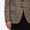 Blazer med rutemønster