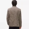 Blazer med rutemønster