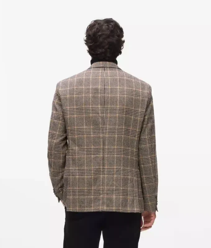 Blazer med rutemønster