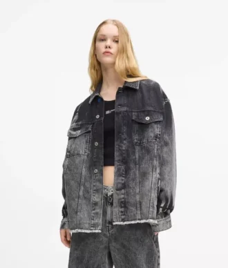 Bleket denimjakke