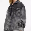 Bleket denimjakke