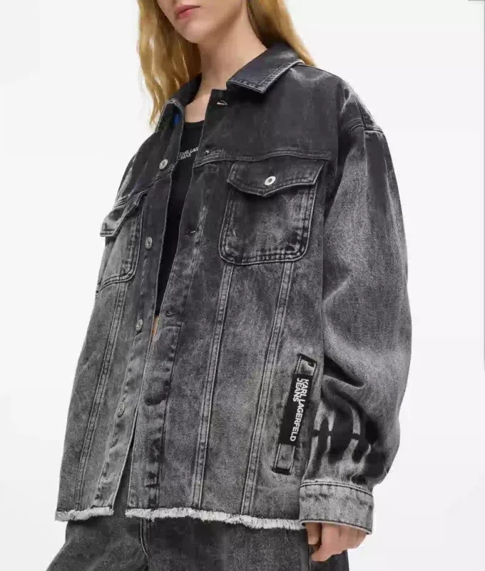 Bleket denimjakke