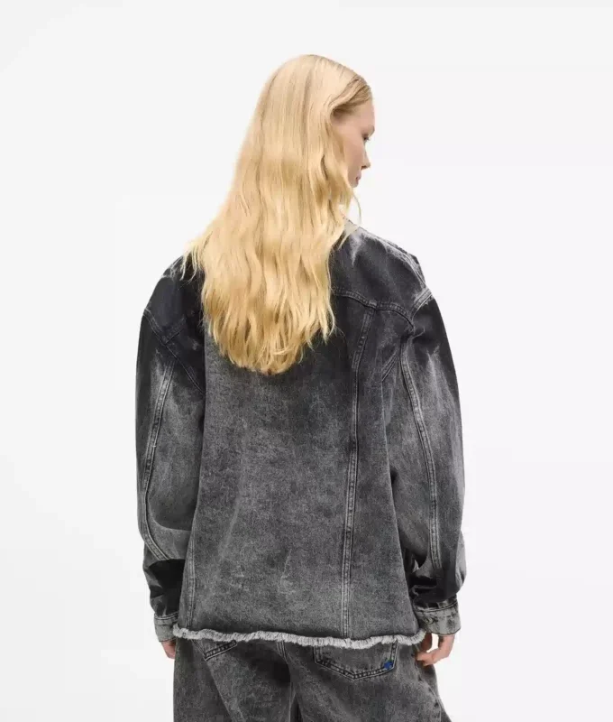 Bleket denimjakke