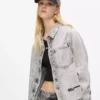 Bleket denimskjorte