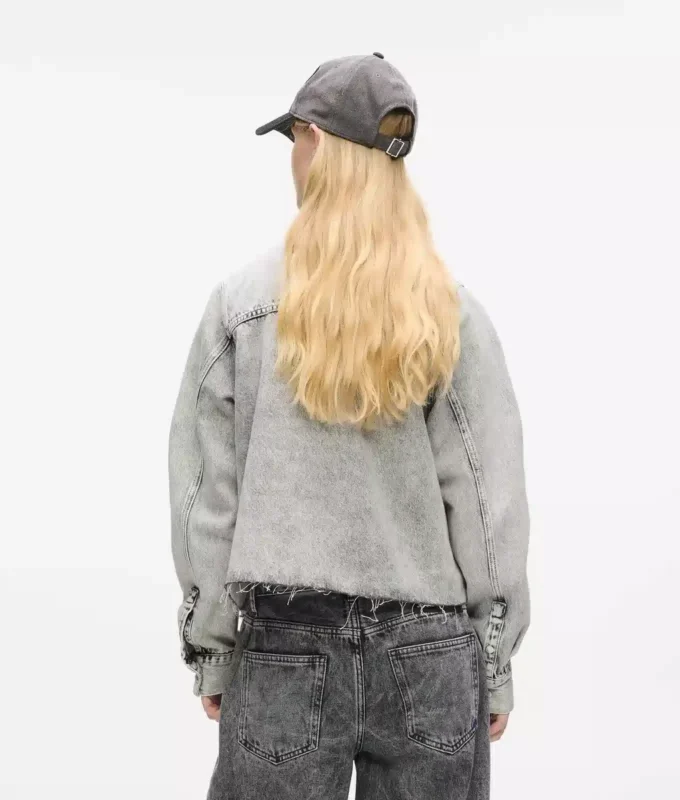 Bleket denimskjorte