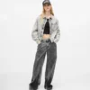 Bleket denimskjorte