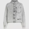 Bleket denimskjorte