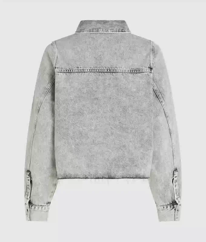 Bleket denimskjorte