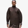 Bluse med ballongerm