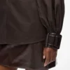 Bluse med ballongerm