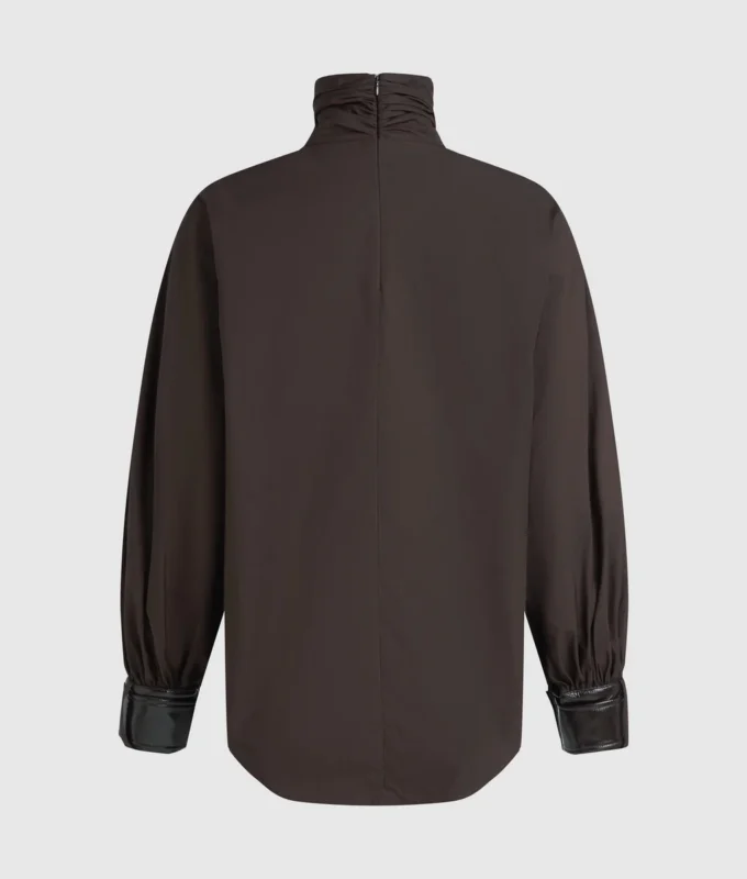 Bluse med ballongerm