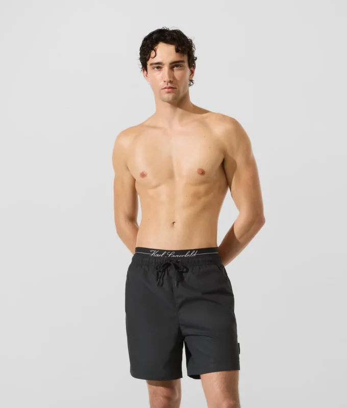 Boardshorts med dobbel linning