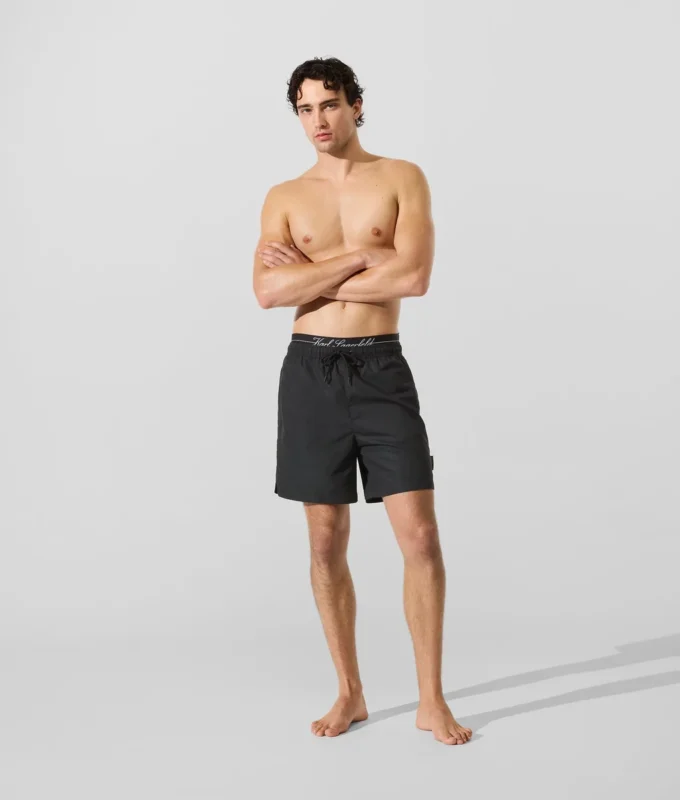 Boardshorts med dobbel linning