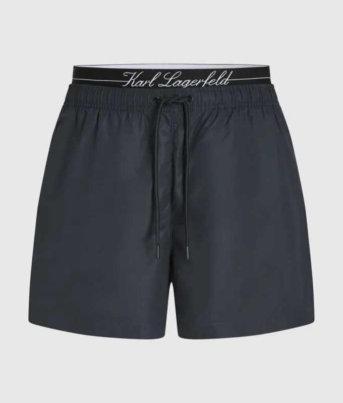 Boardshorts med dobbel linning