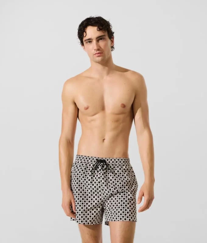 Boardshorts med rutemønster