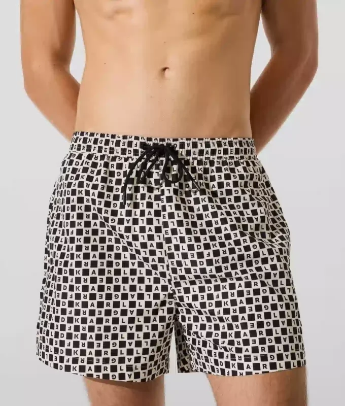 Boardshorts med rutemønster