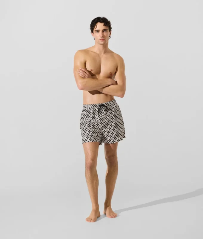 Boardshorts med rutemønster
