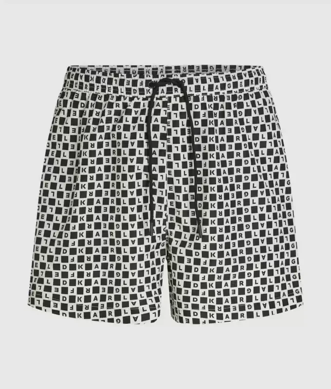 Boardshorts med rutemønster