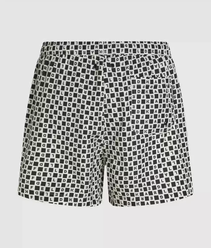 Boardshorts med rutemønster