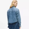 Boksformet denimskjorte