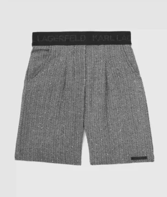 Bouclé-shorts for jenter