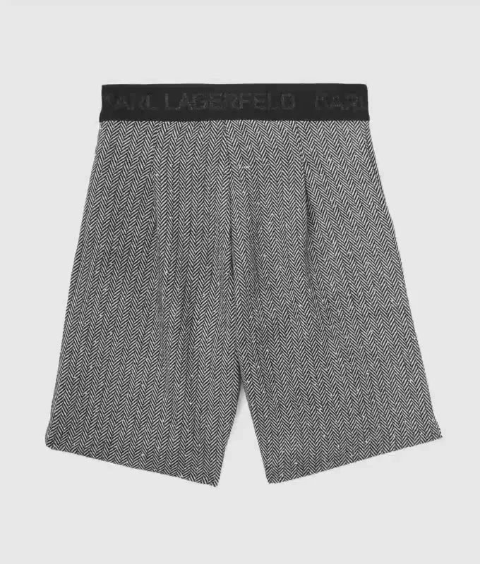 Bouclé-shorts for jenter