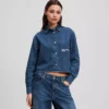 BOXY DENIM SKJORTE