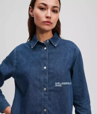 BOXY DENIM SKJORTE